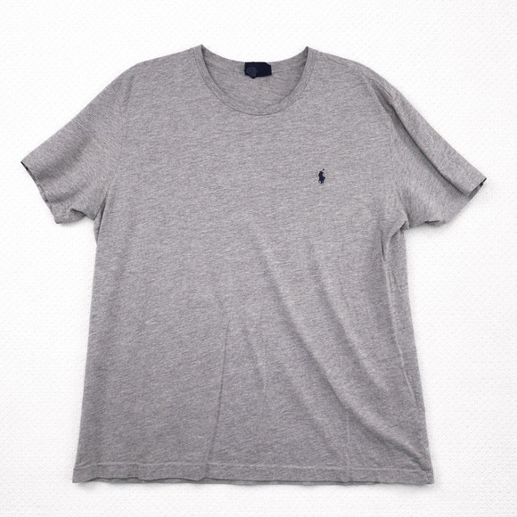 Polo Ralph Lauren Other - Polo Ralph Lauren Mens T-Shirt Large Gray Short Sleeve Crewneck Pony Logo Cotton
